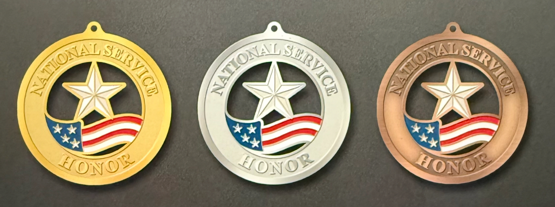 National Service Honor Medallions