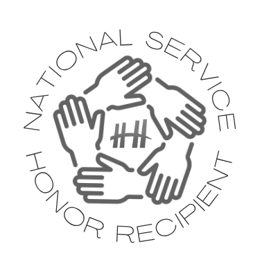 National Service Honor Recipient Logo